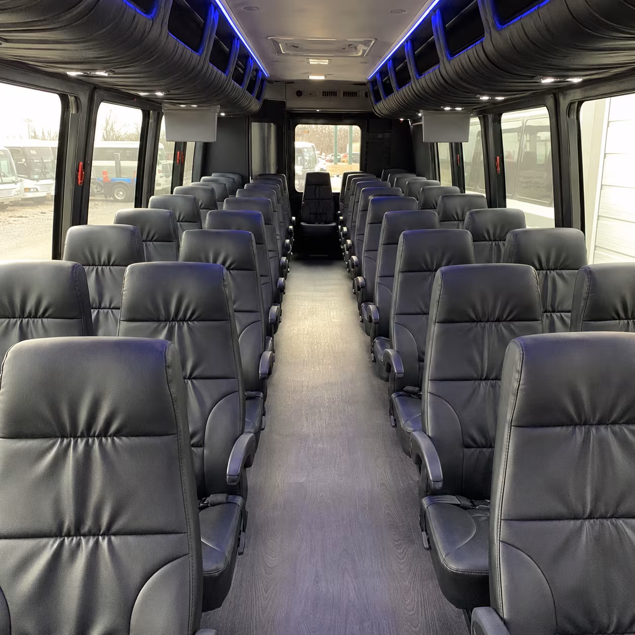 15-35 Passenger Minibus Interior
