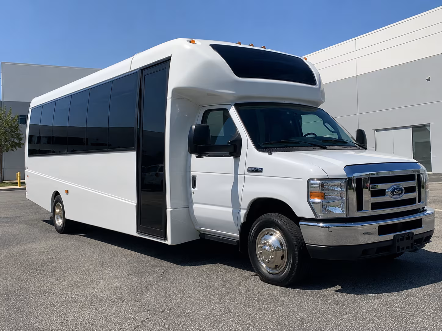 Orange Airport Shuttle & Transportation party bus exterior