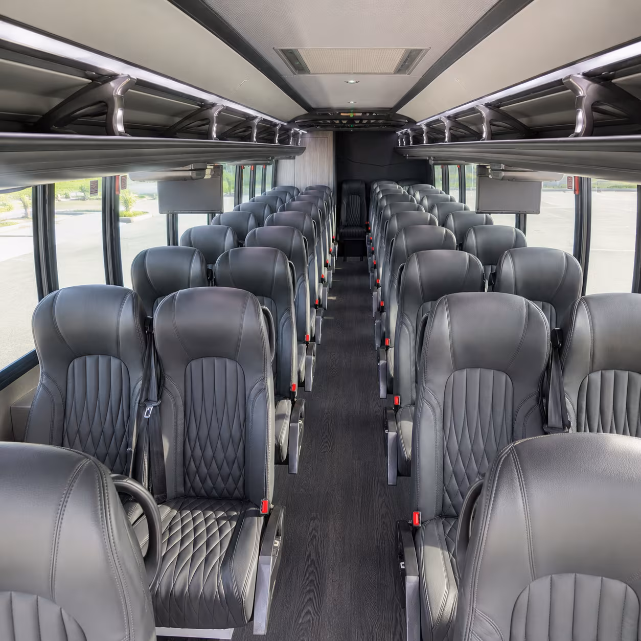 Orange Airport Shuttle & Transportation party bus exterior