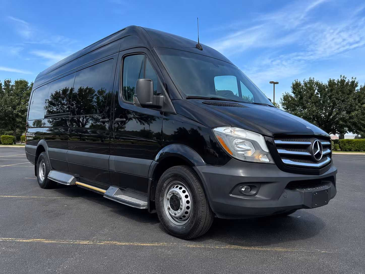 Orange Airport Shuttle & Transportation party bus interior