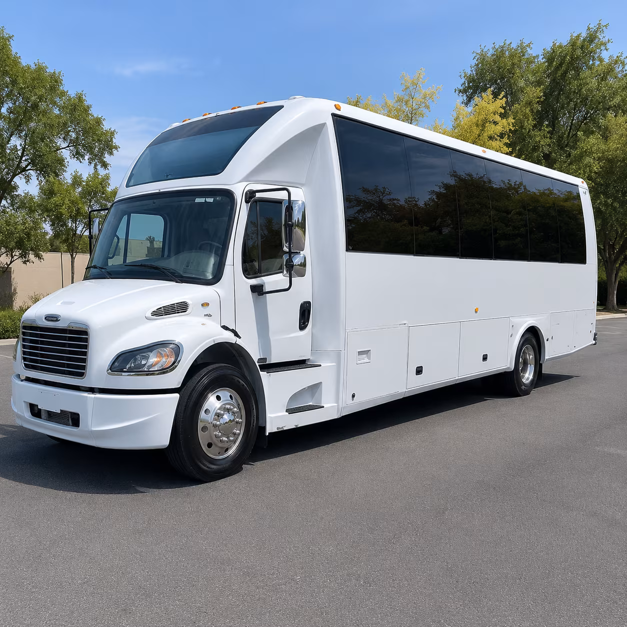 Orange Concert & Music Festival Transportation party bus exterior