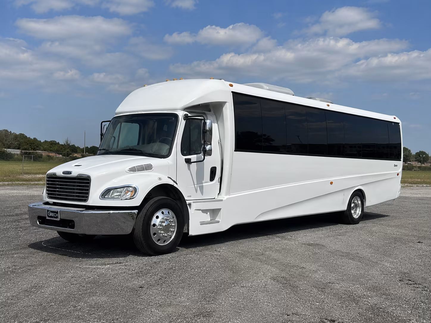 Orange Concert & Music Festival Transportation party bus exterior