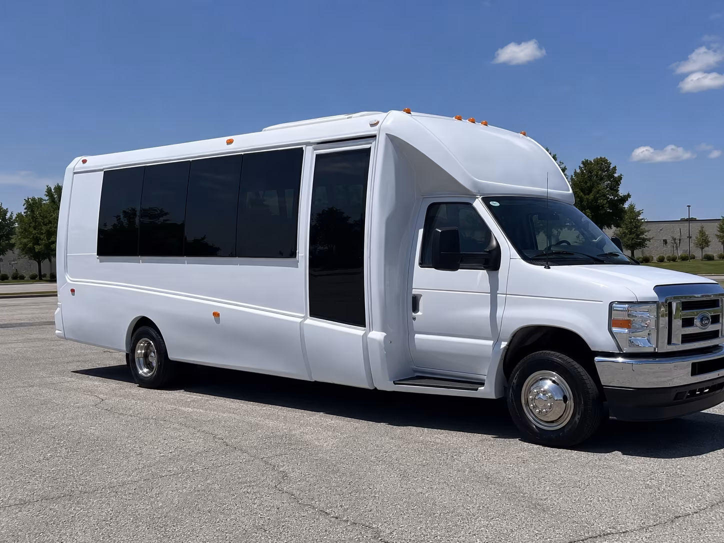 Orange Prom & Homecoming Transportation party bus exterior