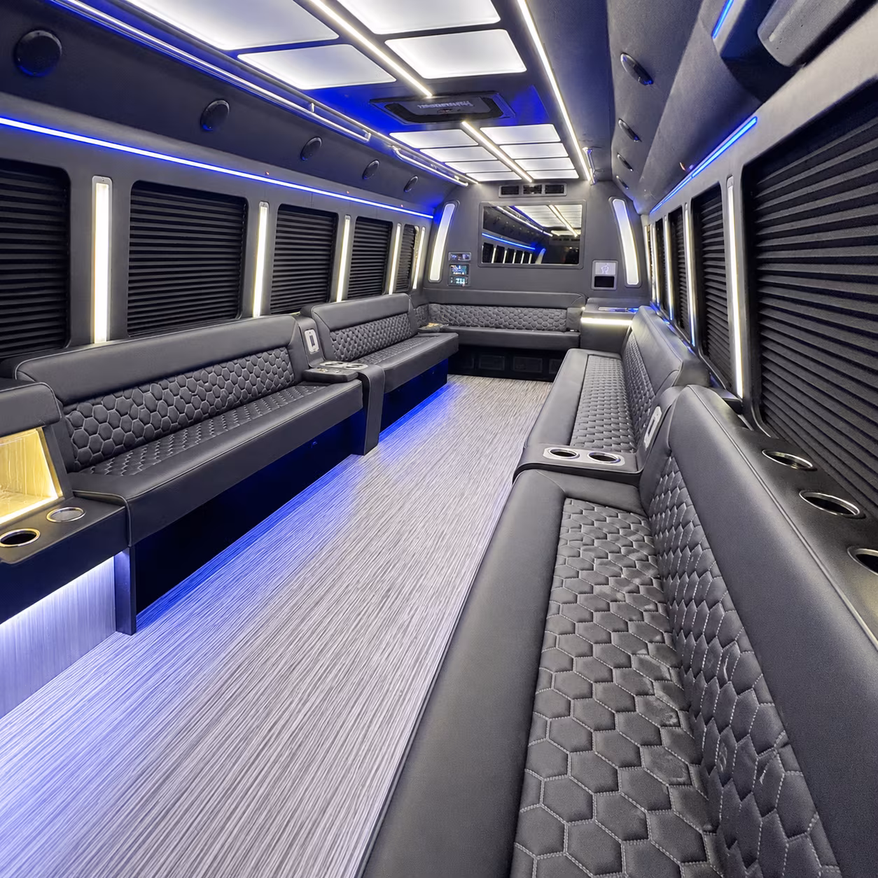 Orange Prom & Homecoming Transportation party bus exterior