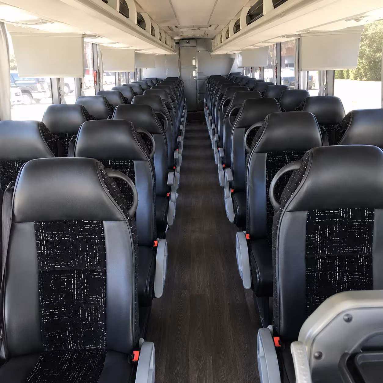 Orange School Event Transportation party bus exterior