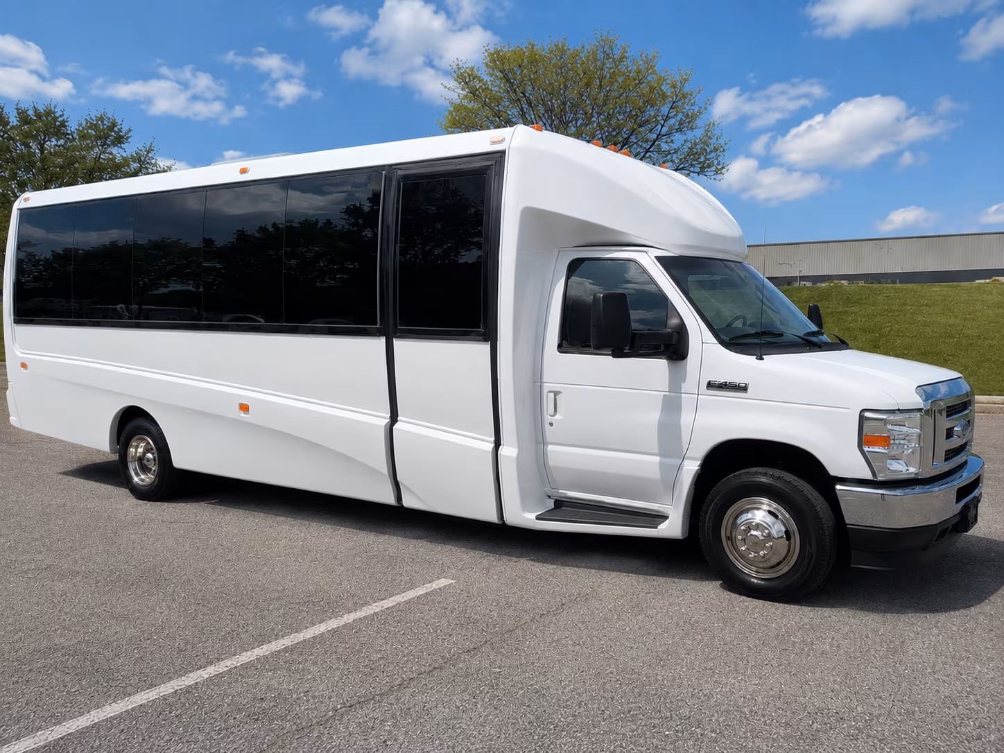Orange School Event Transportation party bus interior