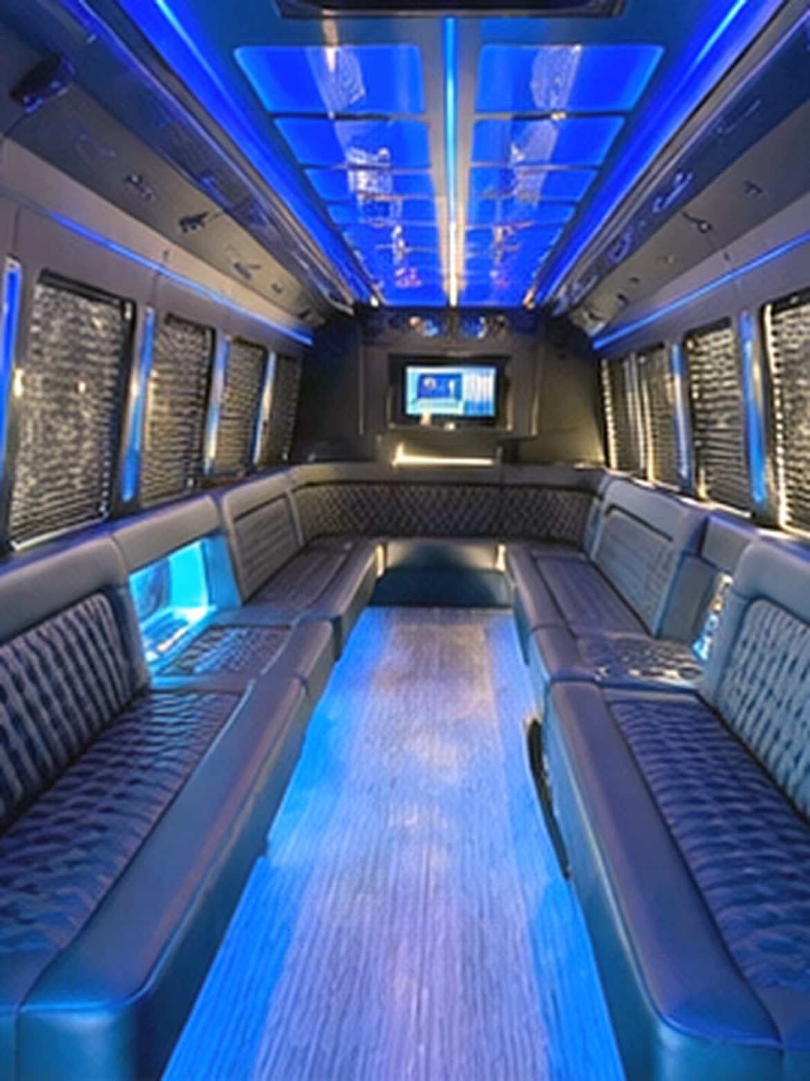 Orange Winery Tour & Pub Crawl Transportation party bus interior