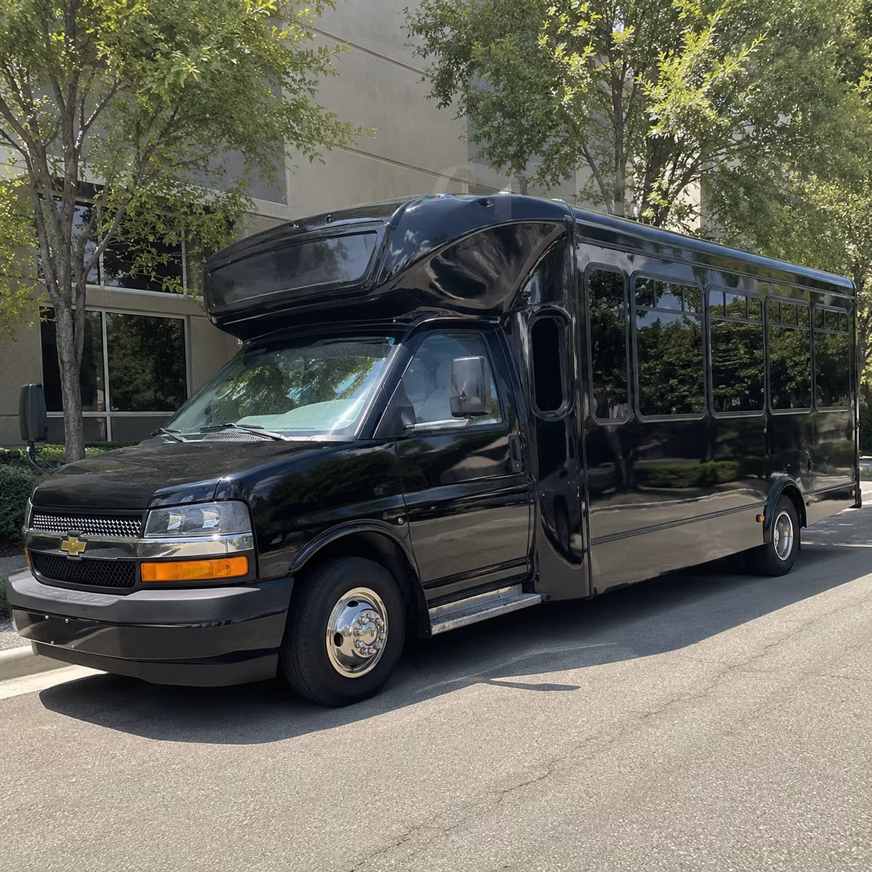 Orange Wedding Transportation