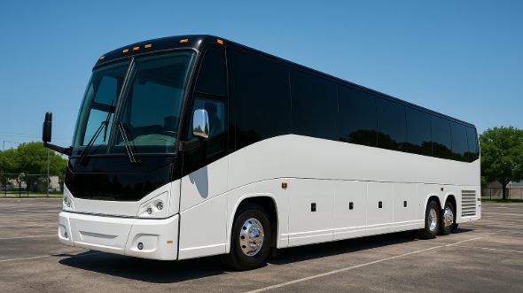 Exterior of Charter Bus Company Garden Grove's 40 Passenger Party Bus in Garden Grove