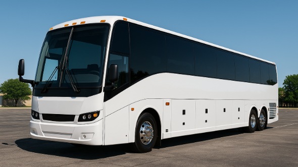 Exterior of Charter Bus Company Orange's 45 Passenger Charter Bus in Orange