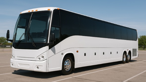 Exterior of Charter Bus Company Orange's 56 Passenger Charter Bus in Orange