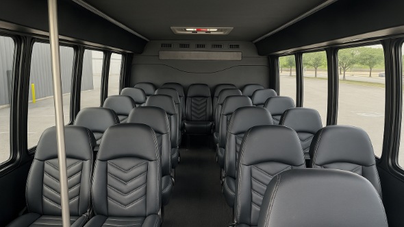 25 passenger minibus interior