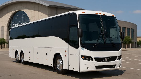 orange concert event bus rental